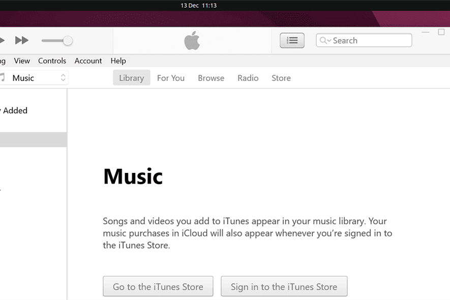 itunes för linux