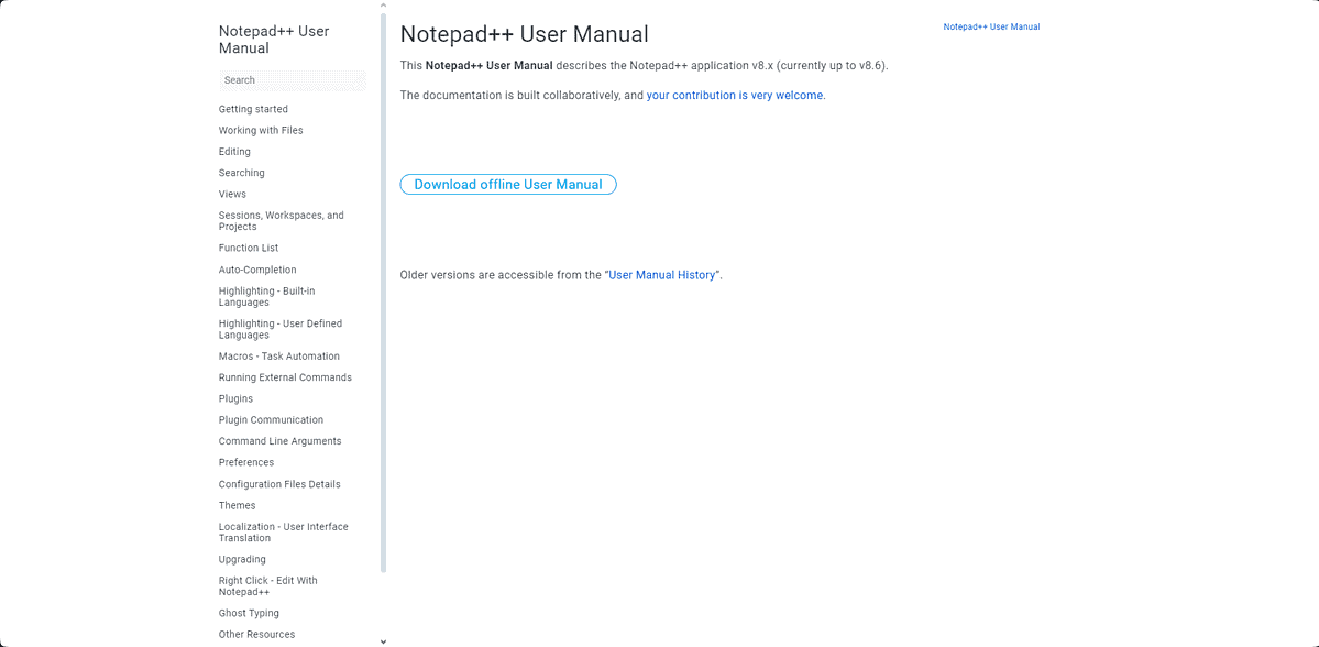 notepad ++ user manual