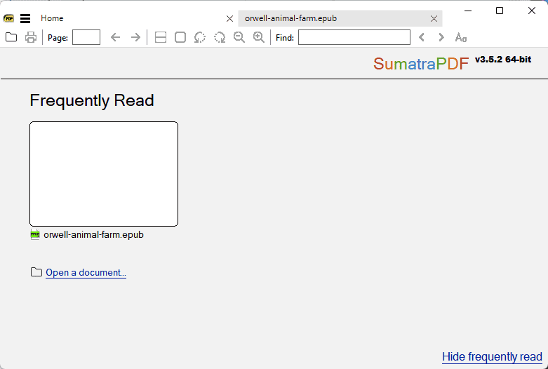 sumatra pdf reader overview