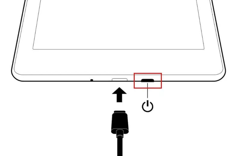 presione el botón de encendido