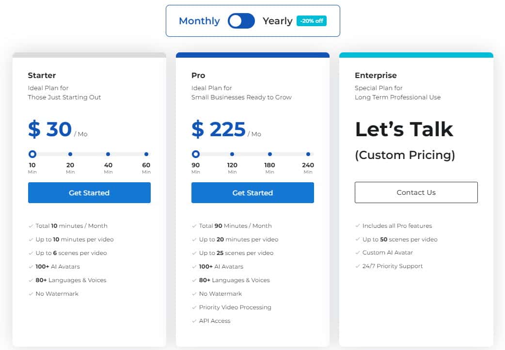 pricing