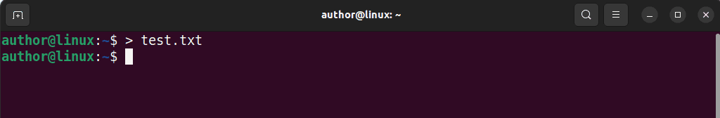truncating file in Linux using redirect operator