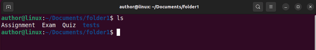 verify directory rename operation on linux