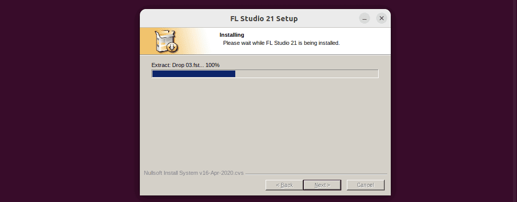 waiting for fl studio set up completion