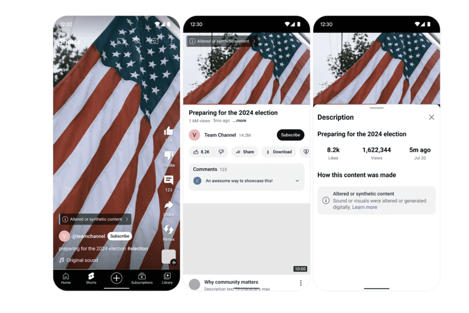 YouTube Will Hunt Down AI Generated Videos Ahead Of US 2024 Election   Youtube 930x620 