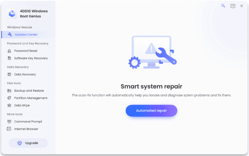 4DDiG automated repair