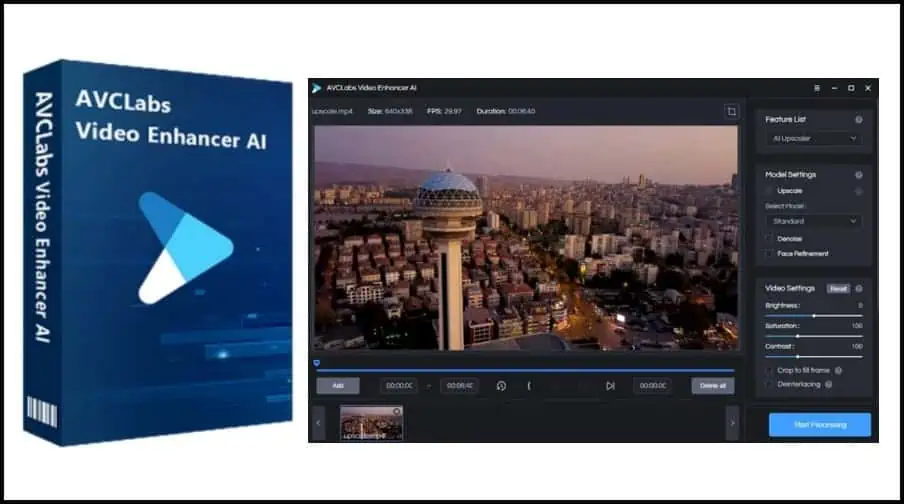 AVCLabs Video Enhancer - Best AI Video Upscaling Software