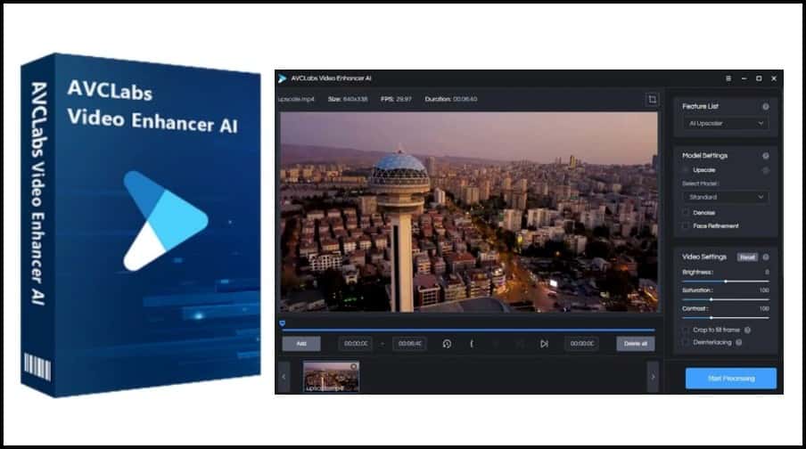 AVCLabs Video Enhancer - Best AI Video Upscaling Software