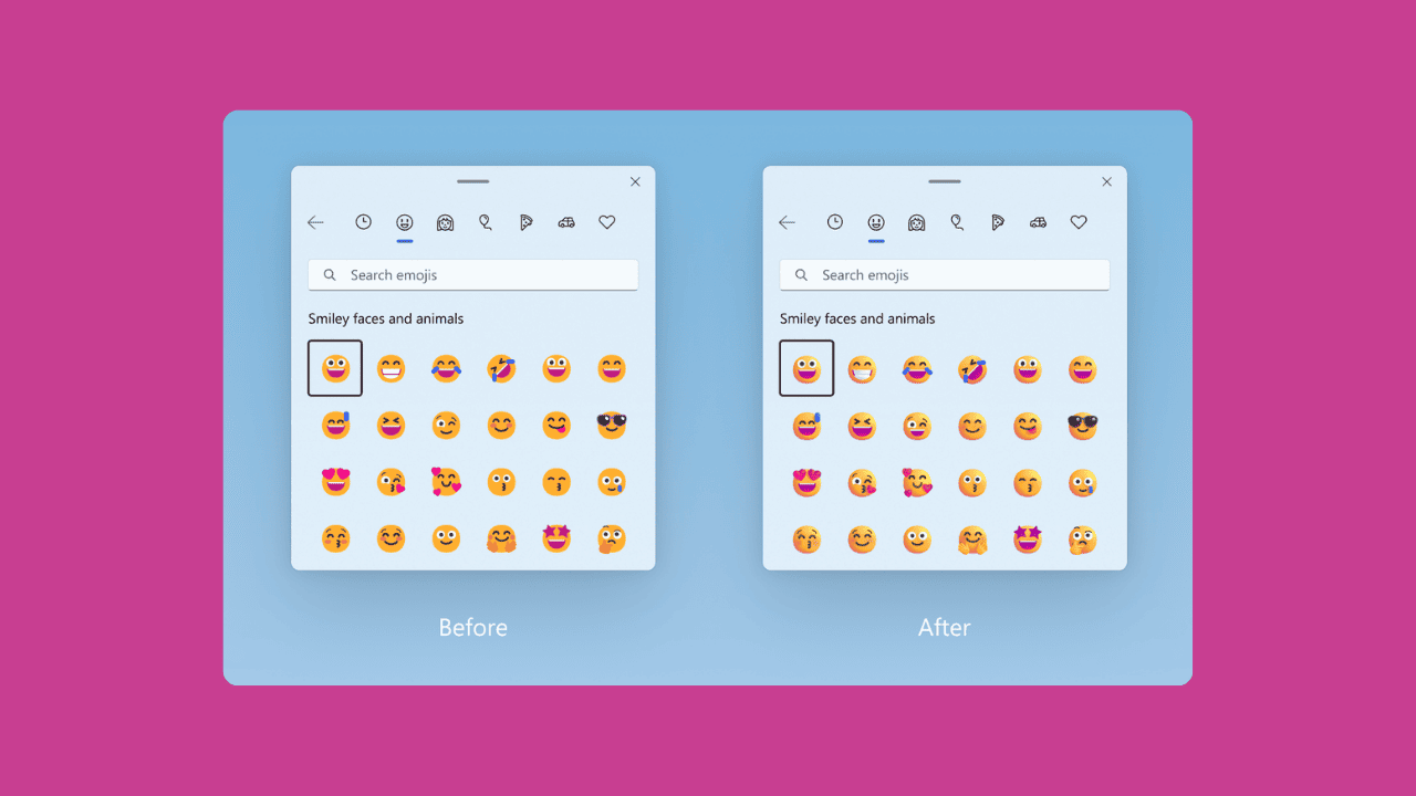 Windows 11 Insiders get smarter Window-snapping and better-looking emojis