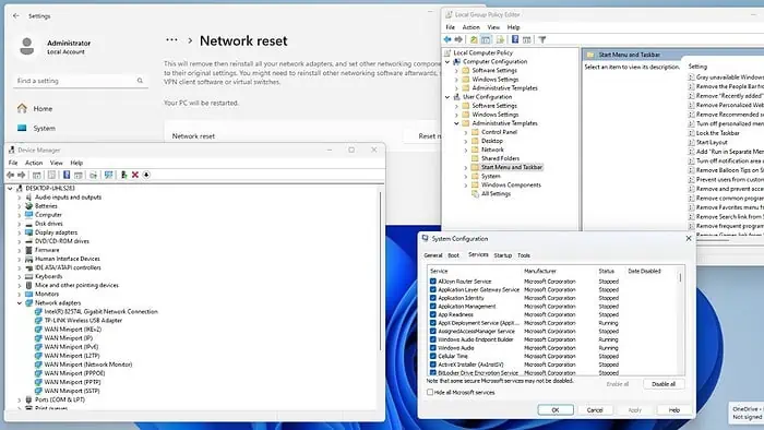 параметр wifi зник у windows 11