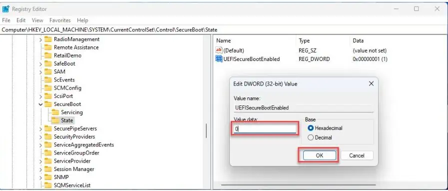 Driver Signature Enforcement Windows 11 UEFI Secure Boot Disabled