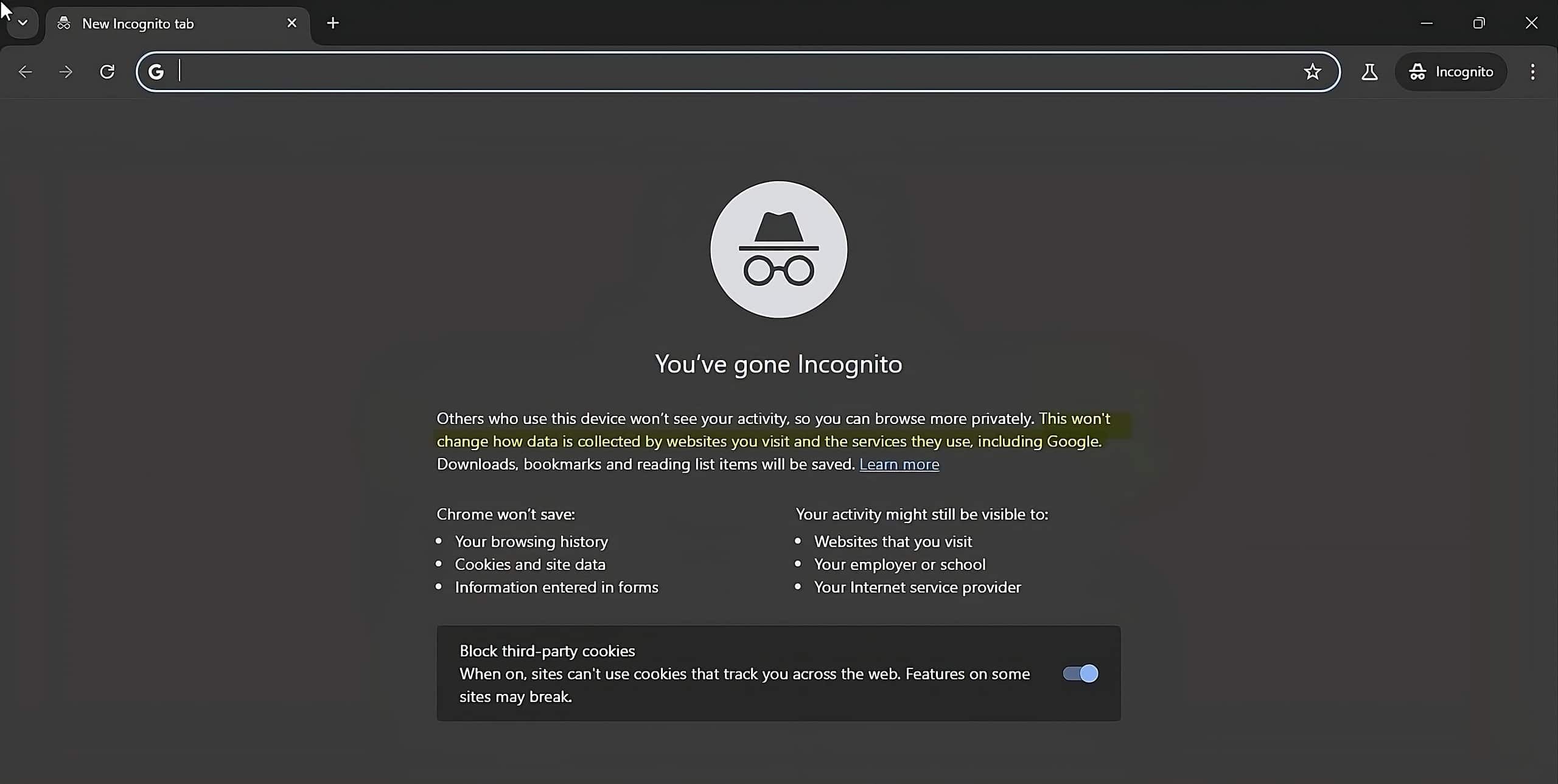 Google uppdaterar Chrome Incognito friskrivningsklausul mitt i stämningsansökan på 5 miljarder dollar