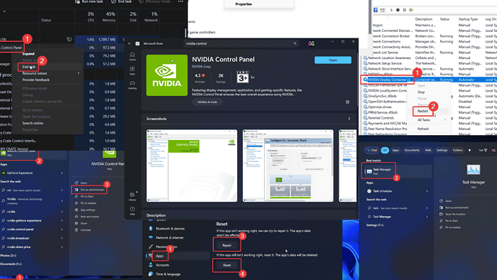 NVIDIA Control Panel Not Opening