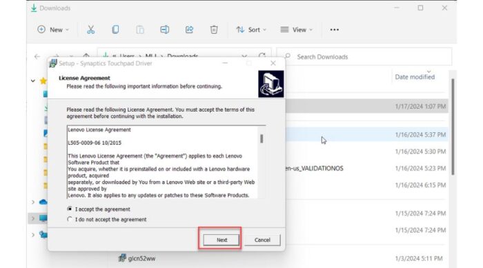Synaptics pointing device driver kan niet verwijderen
