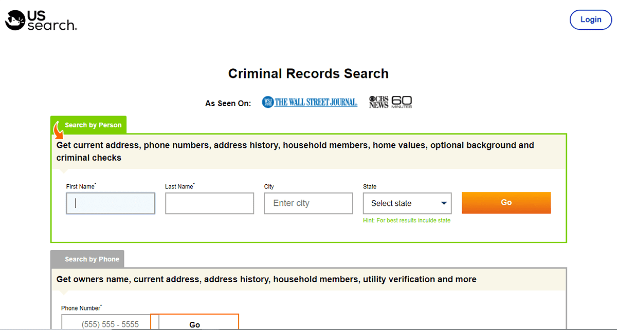US Search criminal records search