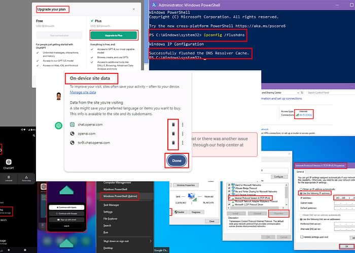 чатгпт не работает