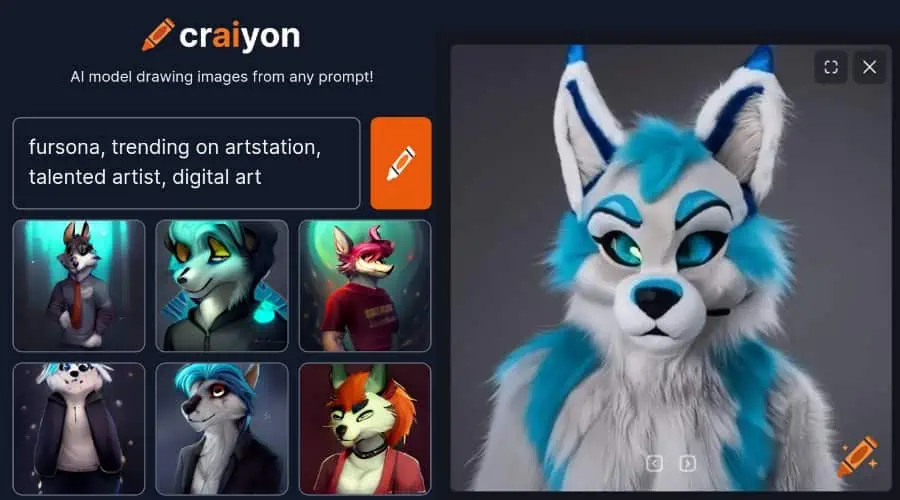Crayyon Furry Ai Art Generator