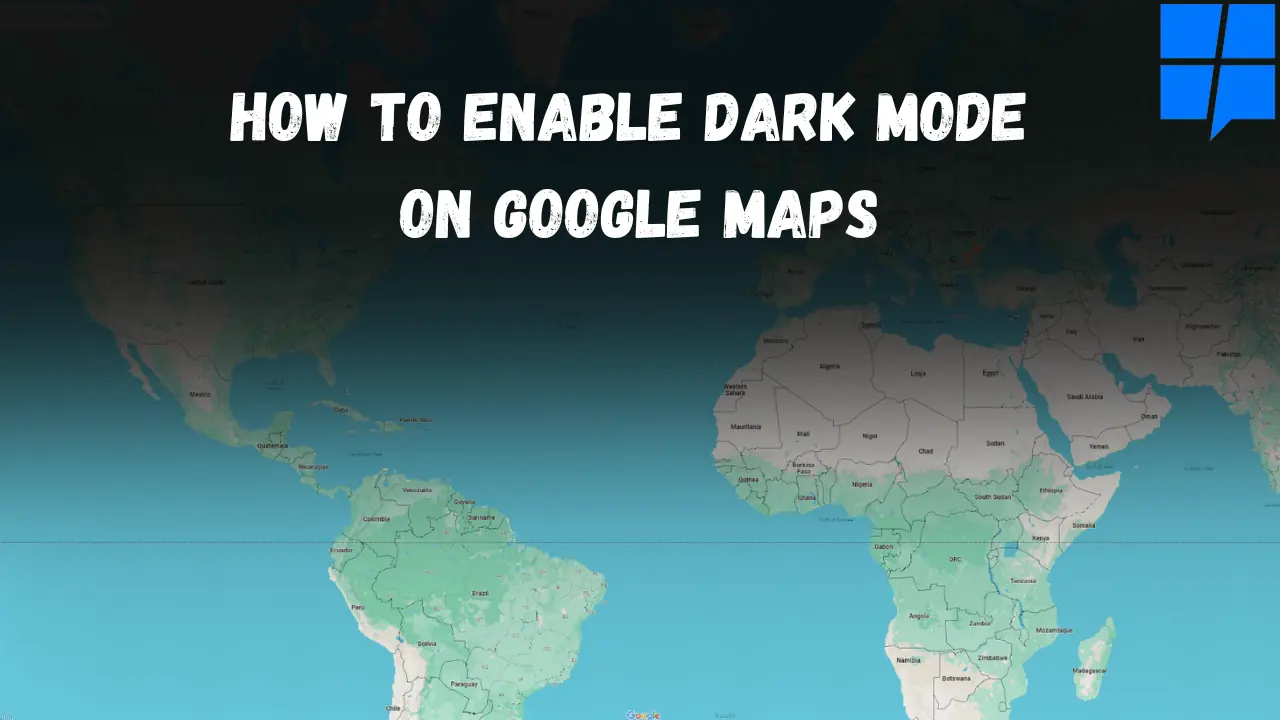 σκοτεινή λειτουργία χαρτών google