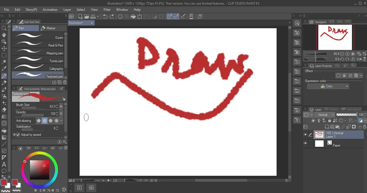 how to draw on clipstudiopaint