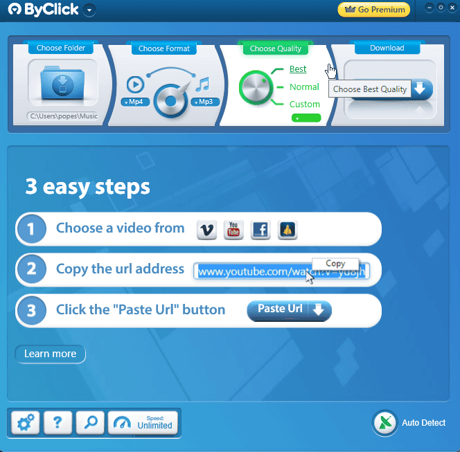 ByClick Downloader quality