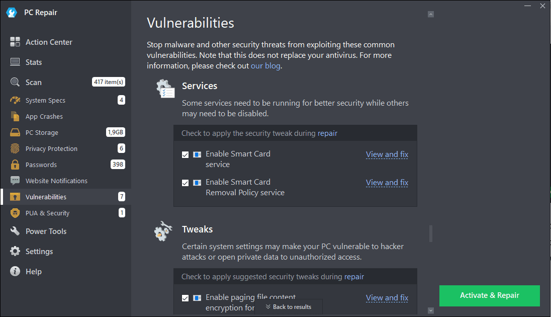 Outbyte PC Repair vulnerabilities