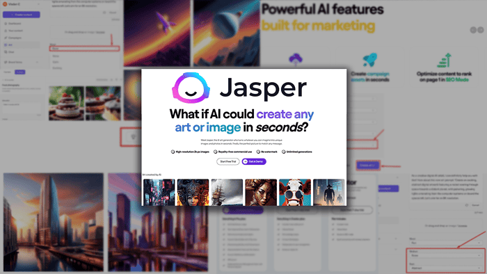Jasper AI Art review