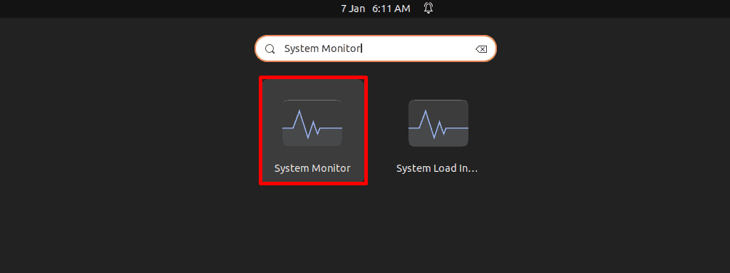 launching system monitor on linux