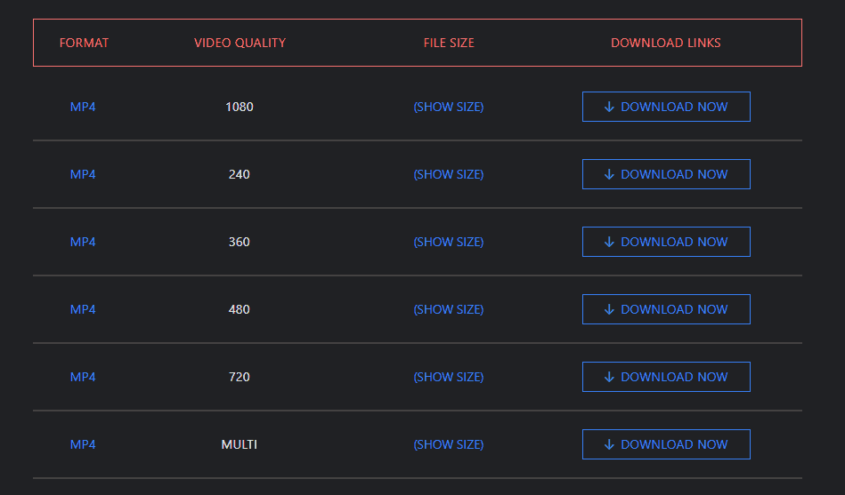 9xbuddy video quality