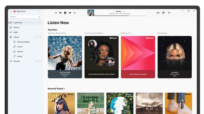 Apple Music app Microsoft store