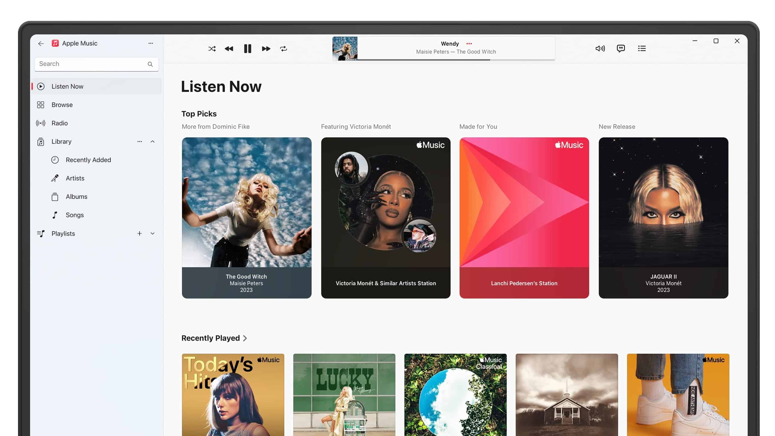 Apple Music app Microsoft store