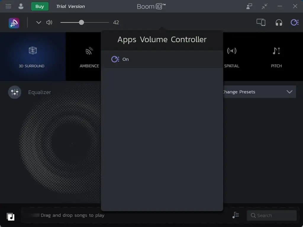 Apps Volume Controller Boom 3D