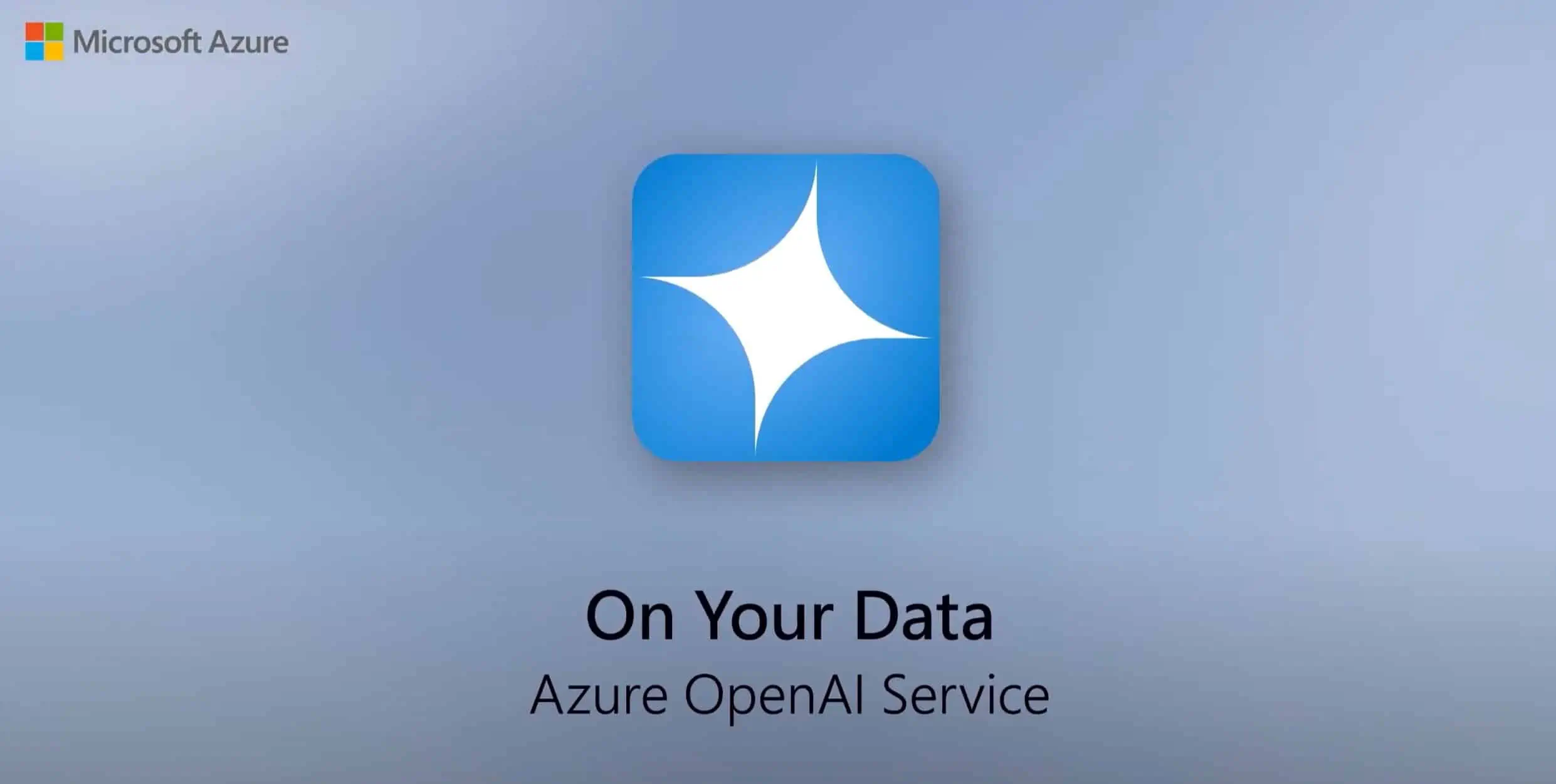 データに対する Azure OpenAI サービス