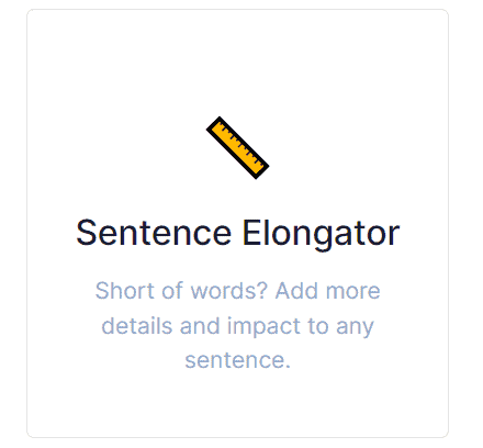Cramly AI sentence elongator