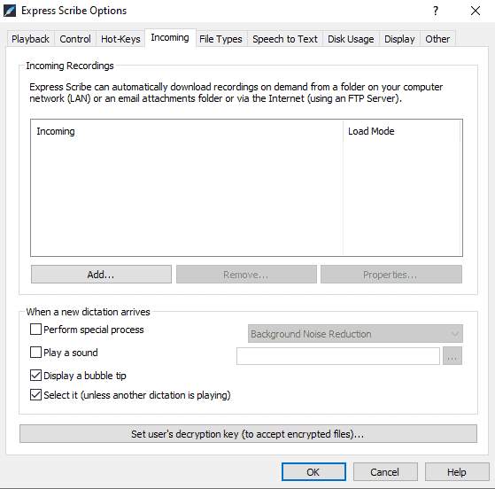 Express Scribe automatic file loading