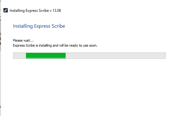 Install Express Scribe