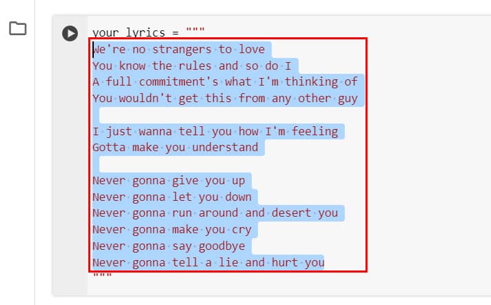 Lyrics