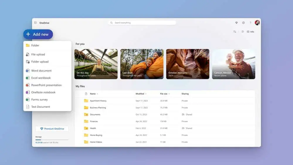 Microsoft starts rolling out redesigned OneDrive