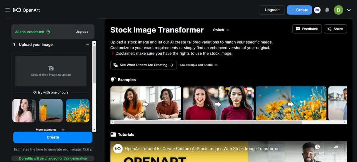 Stock Image Transformer
