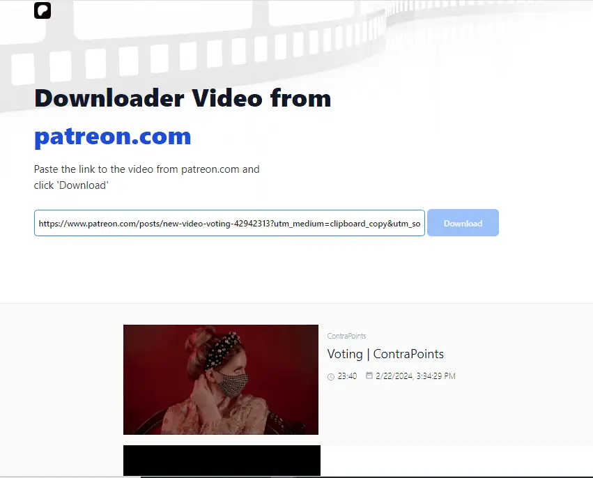 VideoAudio Downloader Patreon downloader