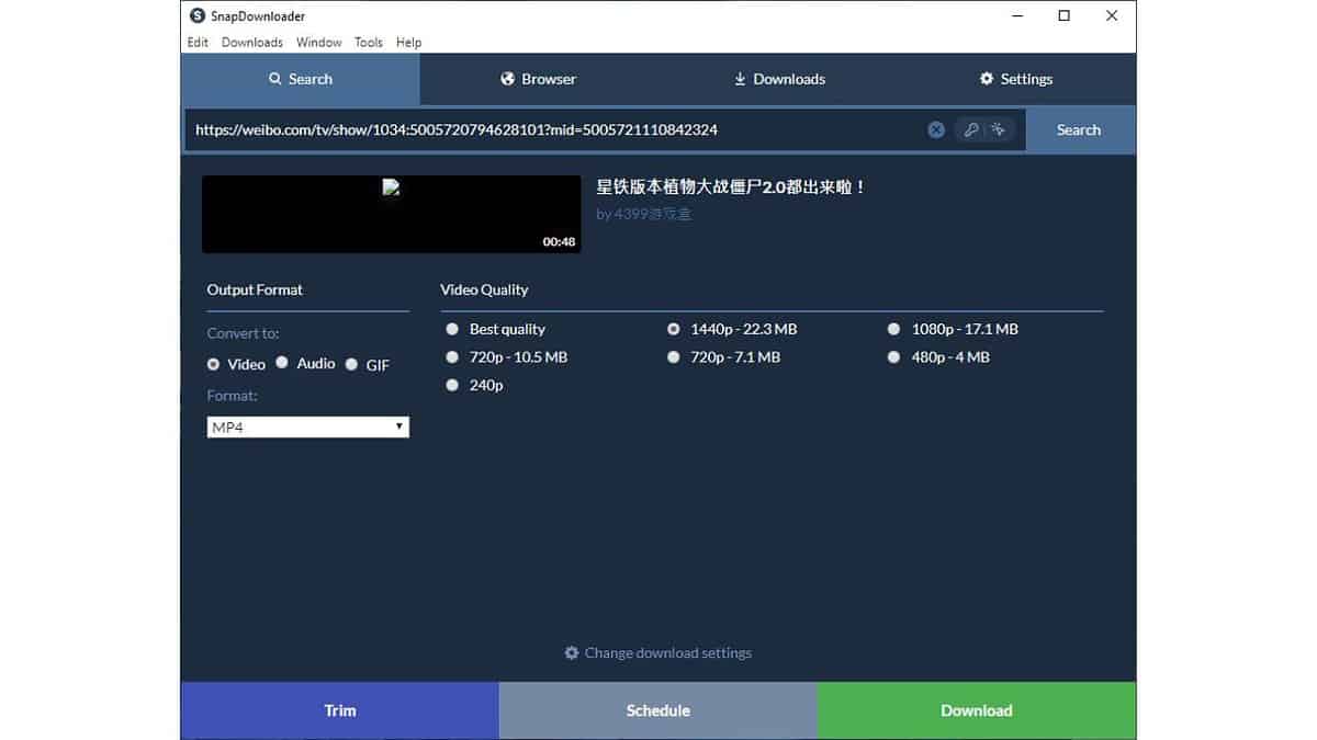 Weibo Downloader SnapDownloader