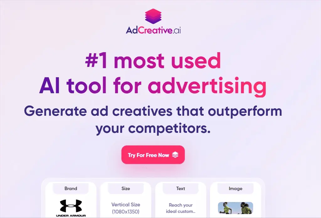 ad.creative ai official web page