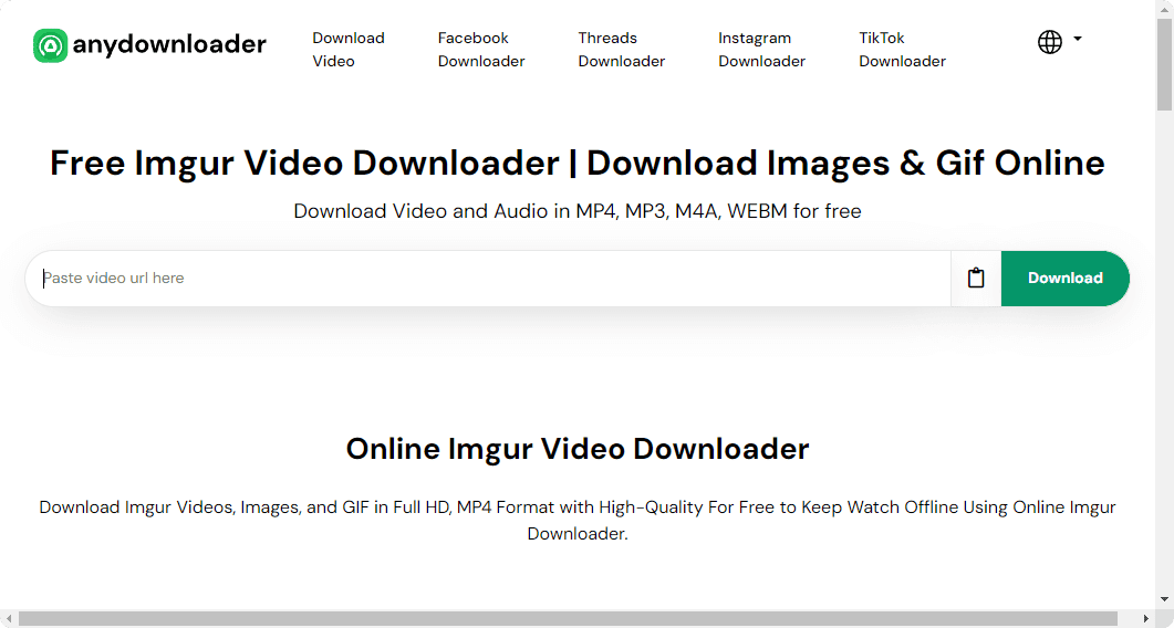 anydownloader imgur video downloader