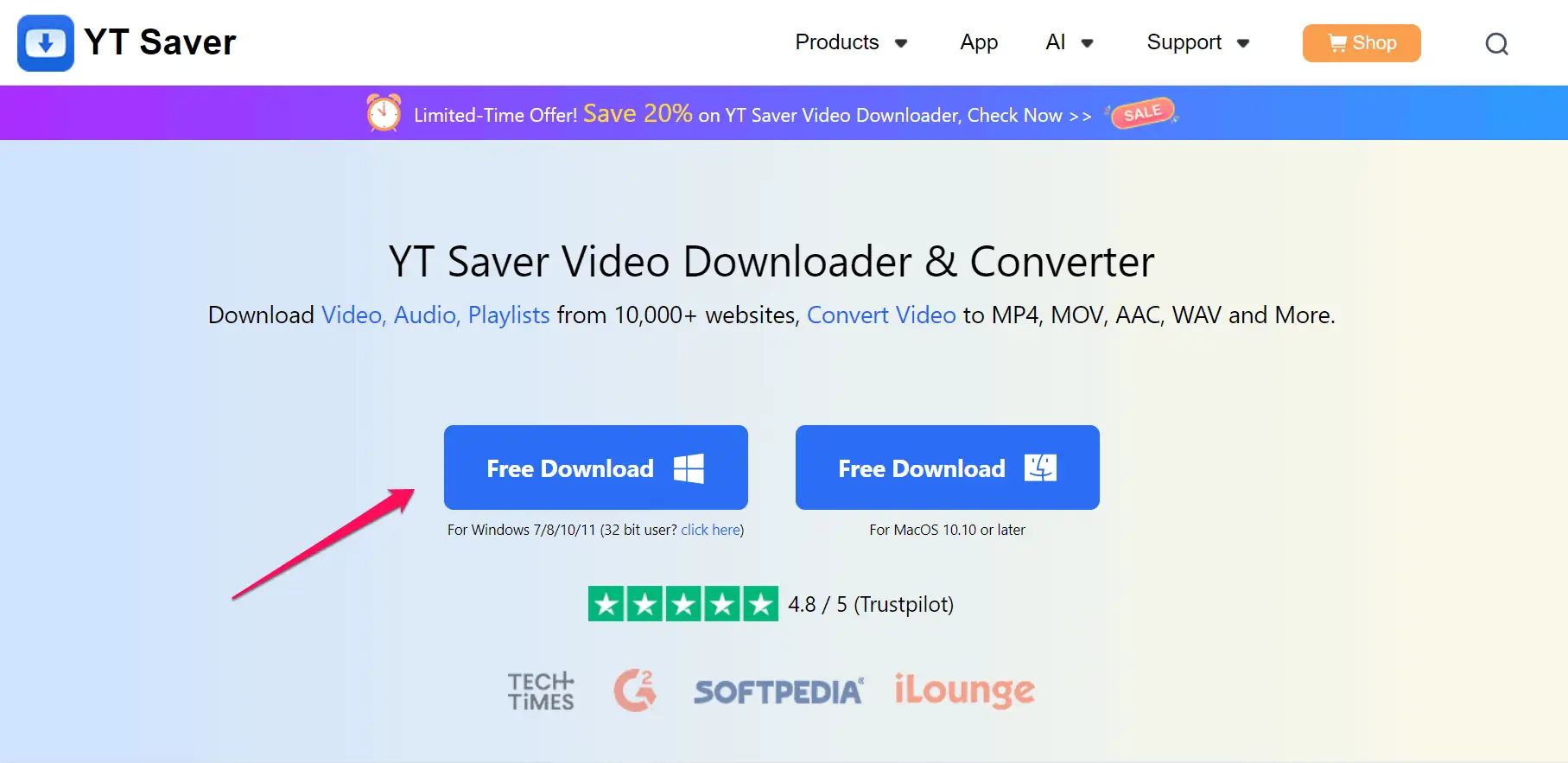 Download YT Saver app for Windows or Mac