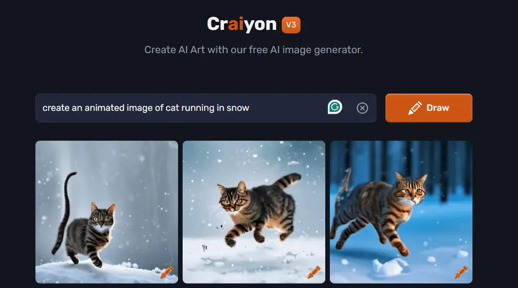 generating art images with craiyon