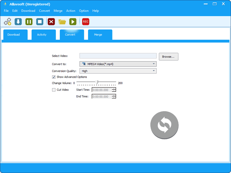 Allavsoft Video & Audio Downloader convert