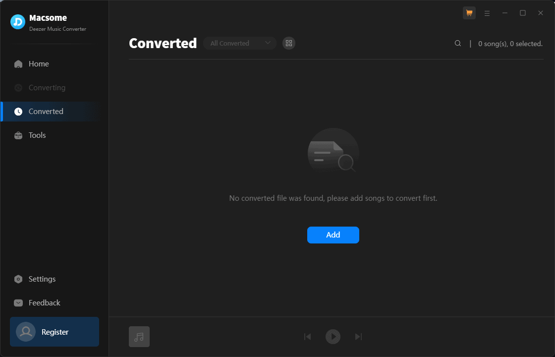 Macsome Deezer Music Converter converted