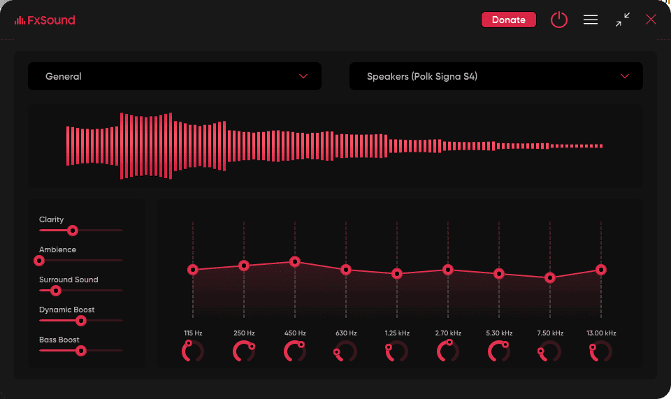 fxsound interface