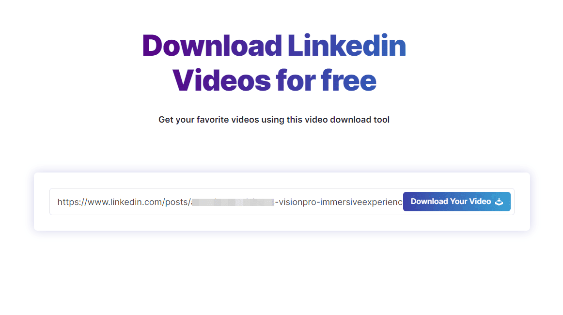 Taplio LinkedIn Video Downloader with link