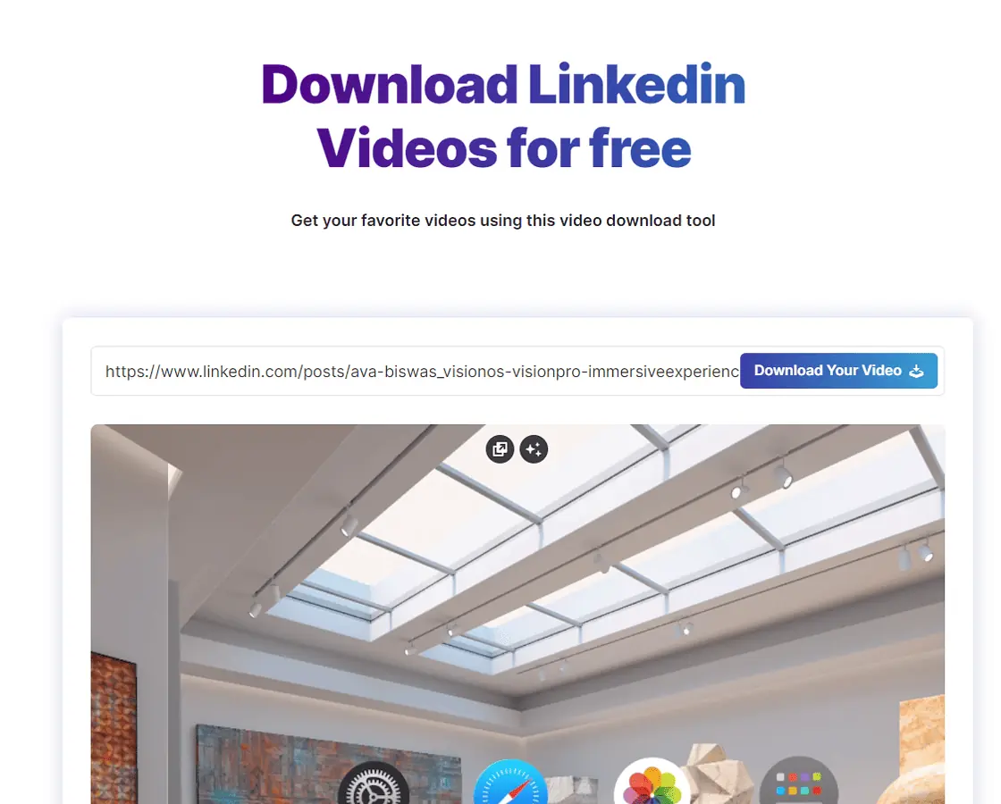 Taplio LinkedIn Video Downloader downloading