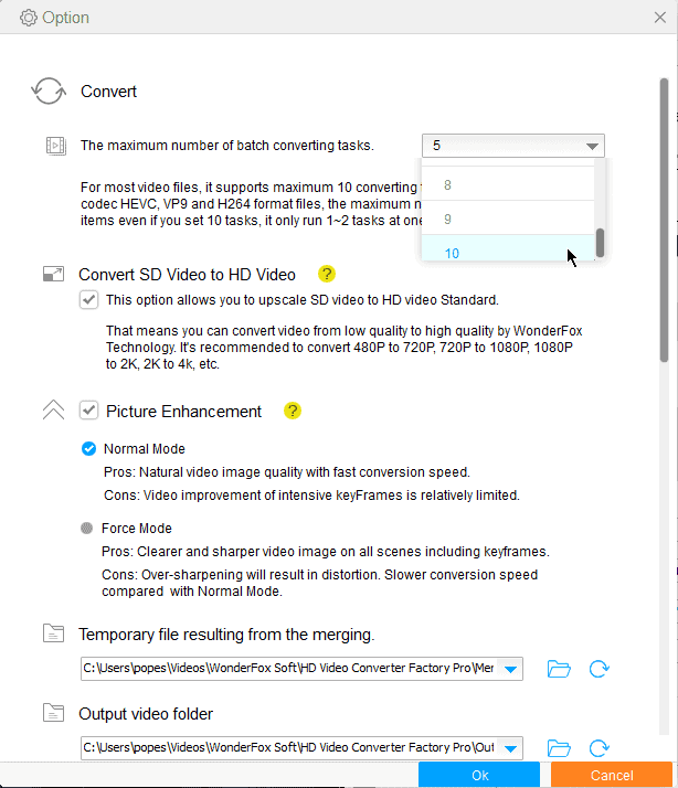 WonderFox HD Video Converter Factory customization
